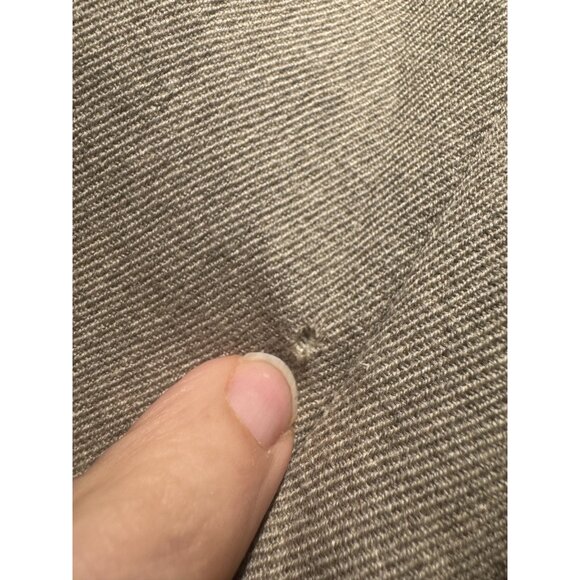 Vintage Katzman Light Beige Wool Fur Trim Winter Blazer Jacket Union Made S/M - Picture 13 of 13